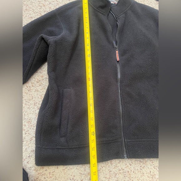 Orvis Classic Collection Mens Large Zip Sweater Jacket Fleece Black - Picture 9 of 10